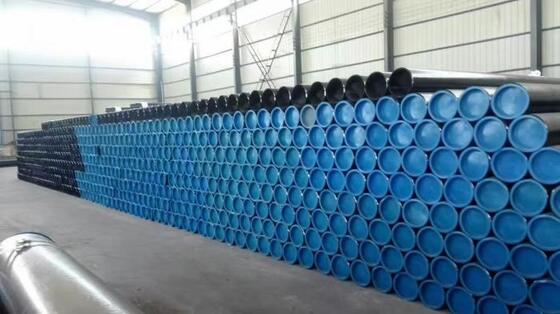Pipa baja tanpa jahitan panjang 1 sampai 12 meter memenuhi standar API dengan bahan 317LN (UNS S31703) untuk kilang minyak dan pabrik kimia