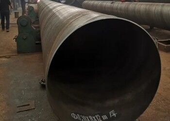 Pipa baja GB Standard SSAW dengan ketebalan dinding 5 mm hingga 25,4 mm dan diameter luar 219,1 mm hingga 2540 mm untuk konstruksi dan manufaktur